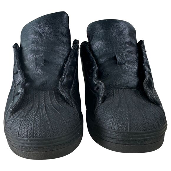 Adidas Superstar X Pharrell Williams Black Future GY4981 Youth Size 4.5 - Picture 2 of 9